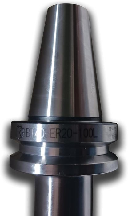 K-Gualda　BT40-ER20-100L collet chuck tool holder(SNCM220 sub-zero treatment-140℃)