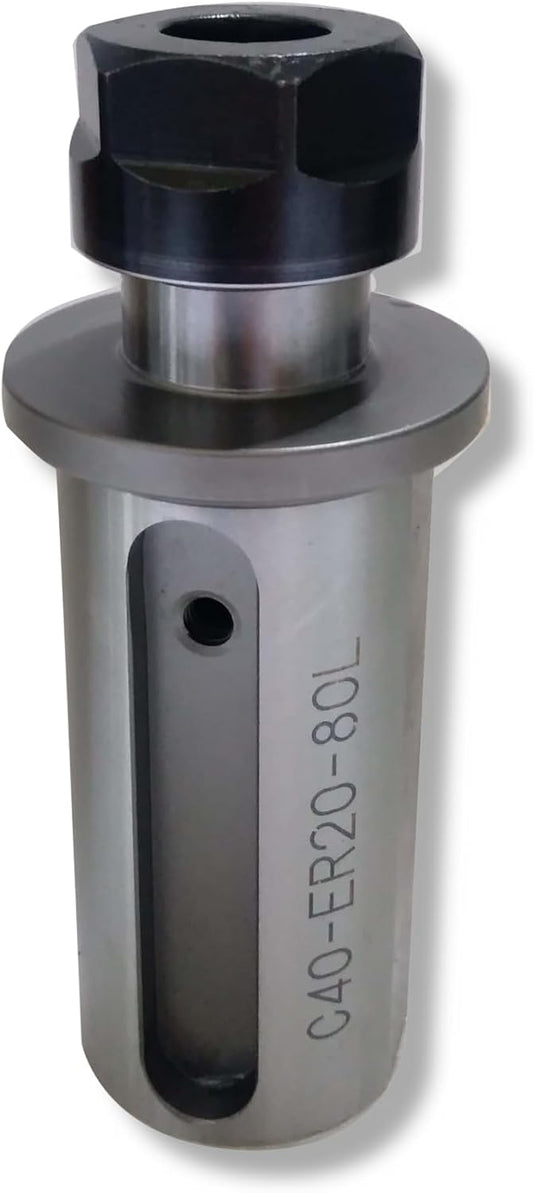 K-Gualda C40-ER20-80L Collet Holder for NC Lathe