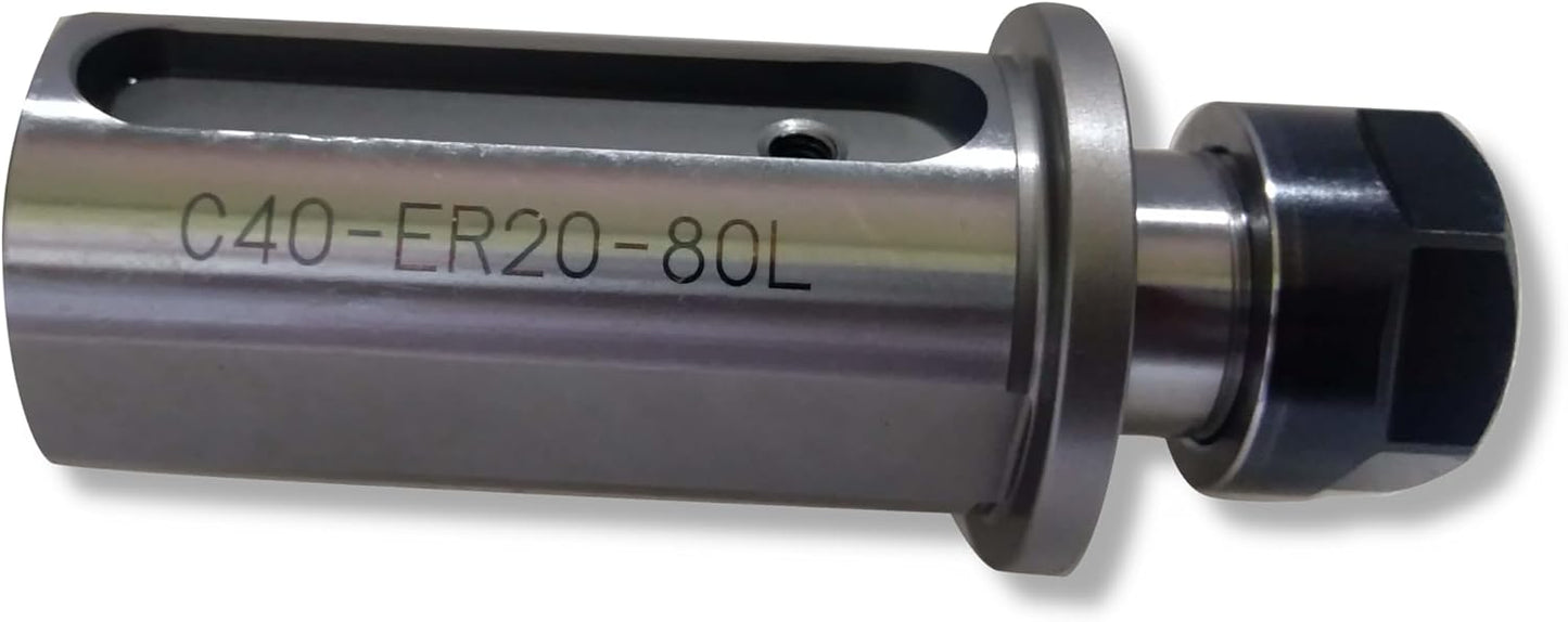 K-Gualda C40-ER20-80L Collet Holder for NC Lathe