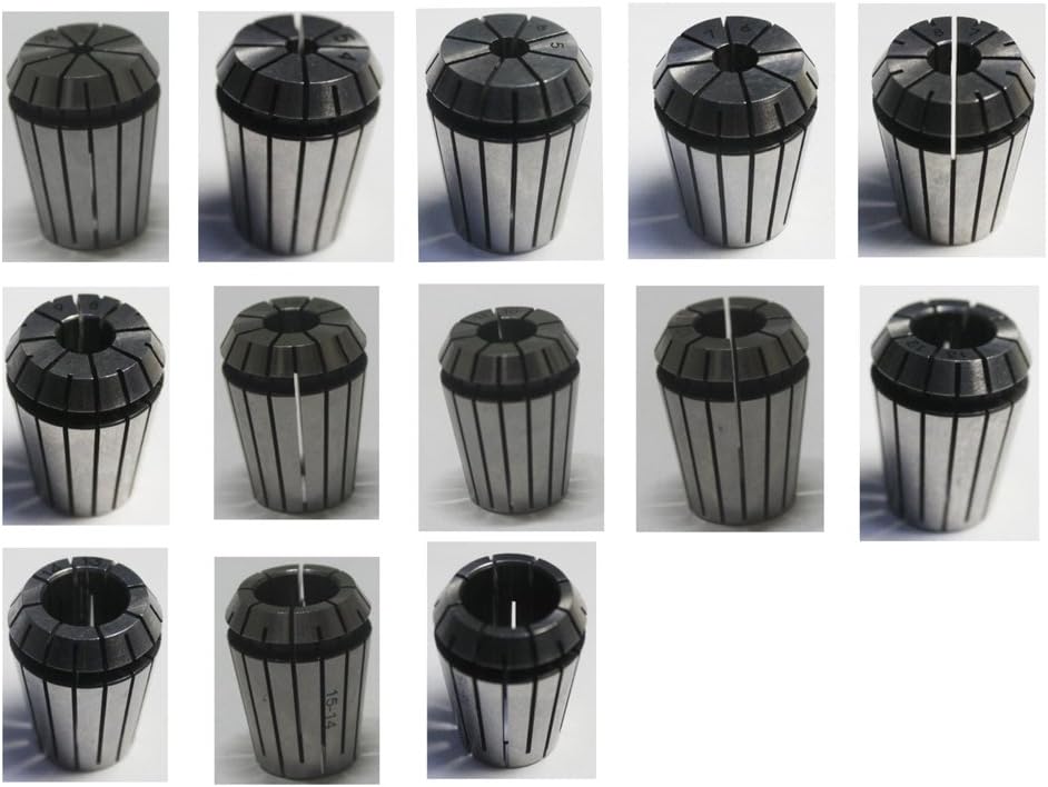 K-Gualda ER25 Spring Collet Set ER25((2-3mm~15-16mm) 14Pces