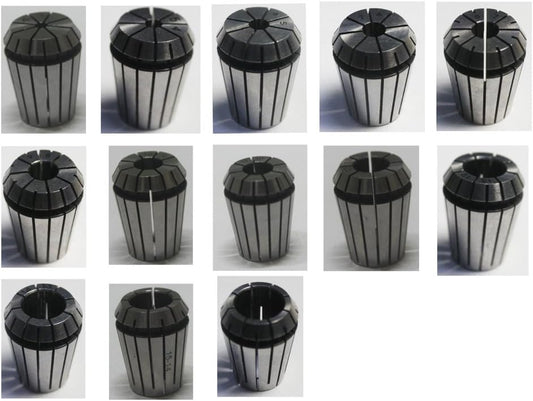 K-Gualda ER25 Spring Collet Set ER25((2-3mm~15-16mm) 14Pces
