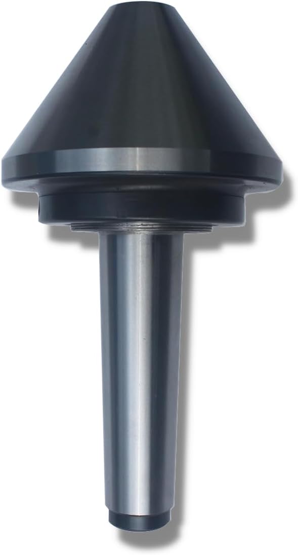 K-Gualda Morse Taper 3 MT3X3"(78mm) Bull Nose Live Revolving Center for Lathe