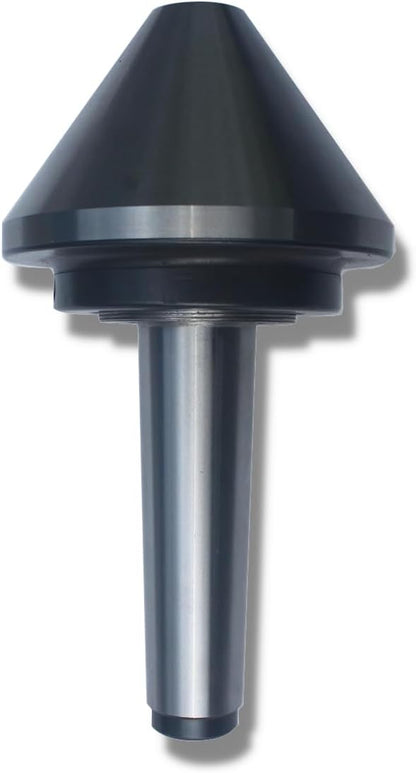K-Gualda Morse Taper 3 MT3X3"(78mm) Bull Nose Live Revolving Center for Lathe