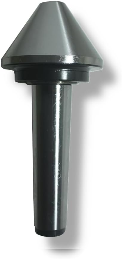 K-Gualda Morse Taper 4 MT4X3"(78mm) Bull Nose Live Revolving Center for Lathe