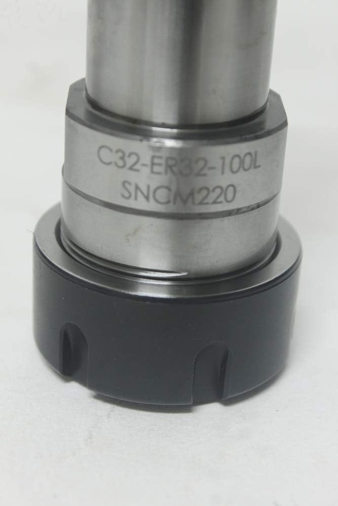 K-Gualda Straight Collet Chuck C32-ER32-100L (SNCM220 Alloy Steel)