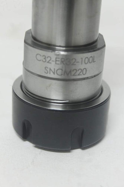 K-Gualda Straight Collet Chuck C32-ER32-100L (SNCM220 Alloy Steel)
