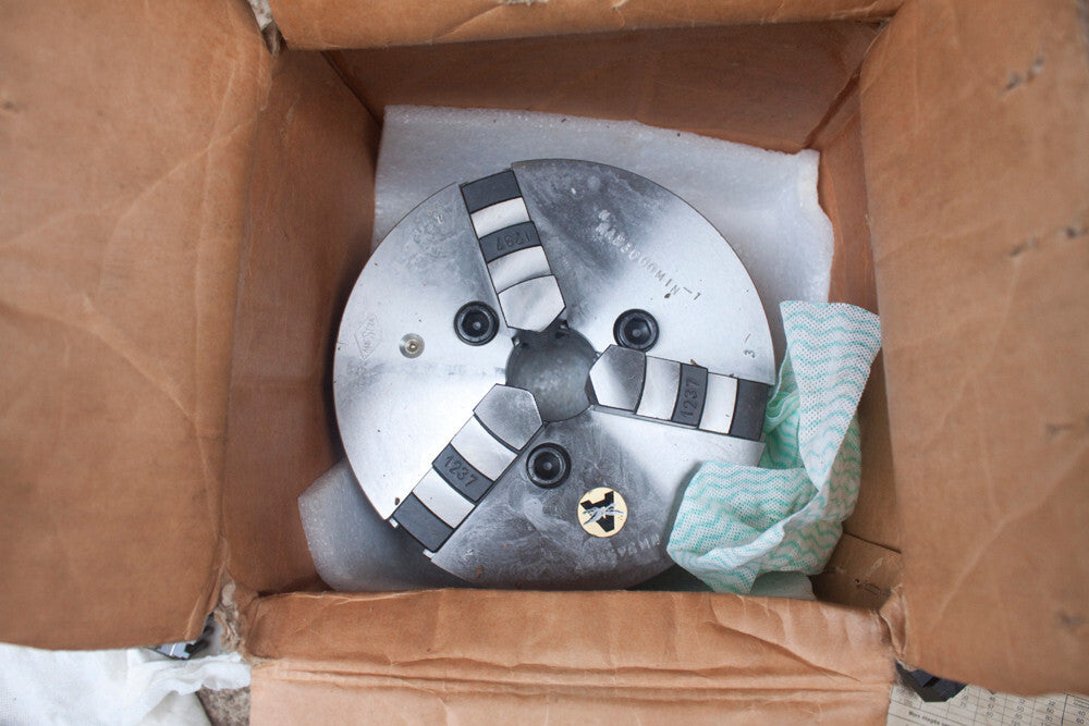 NEW French Amestra production chuck AA3 6" 200mm,3 jaws for lathe