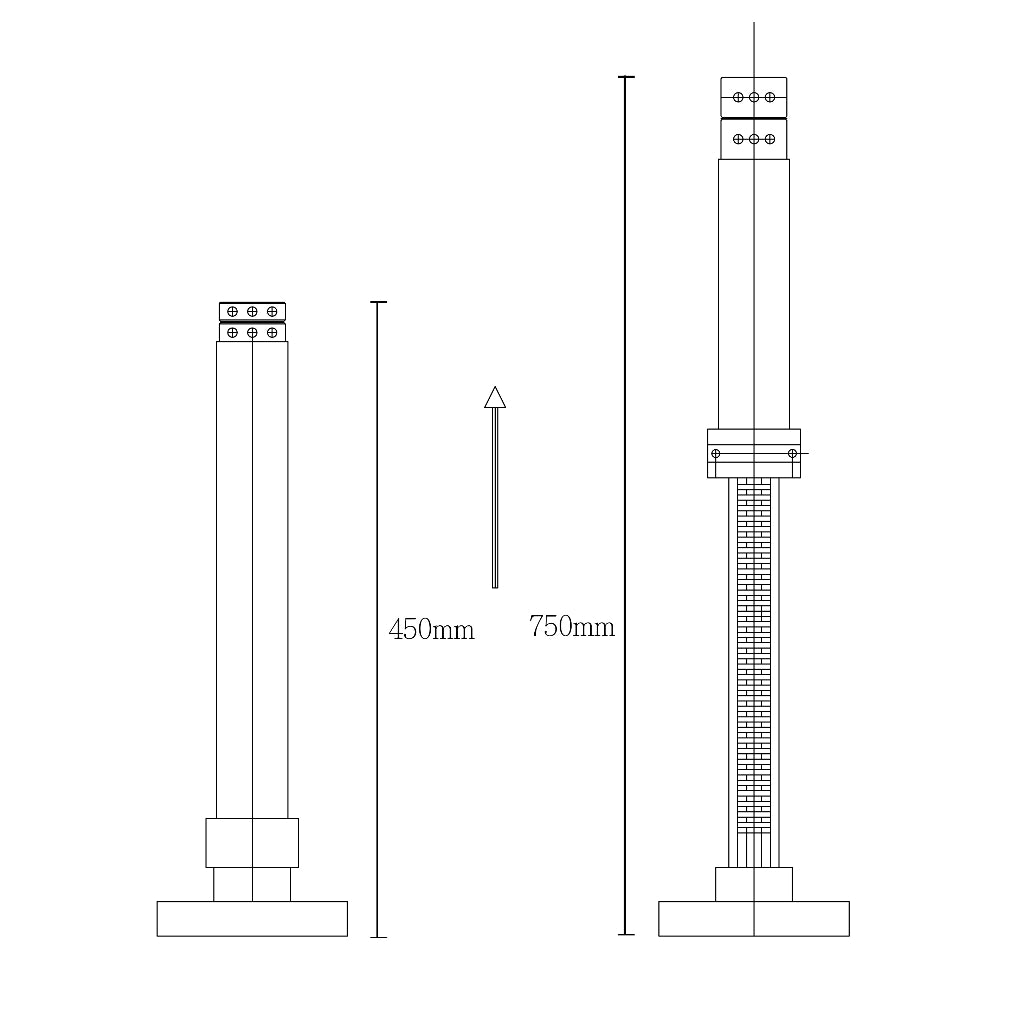 NEW STRONG TOOL HR-750screw support 大型機用スクリューサポート