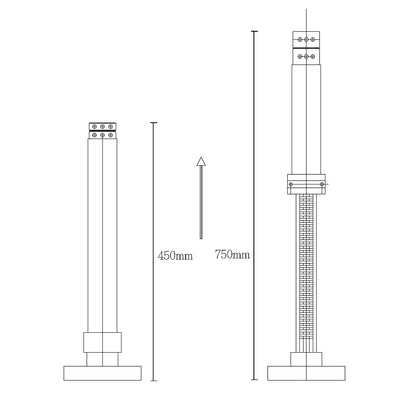 NEW STRONG TOOL HR-750screw support 大型機用スクリューサポート